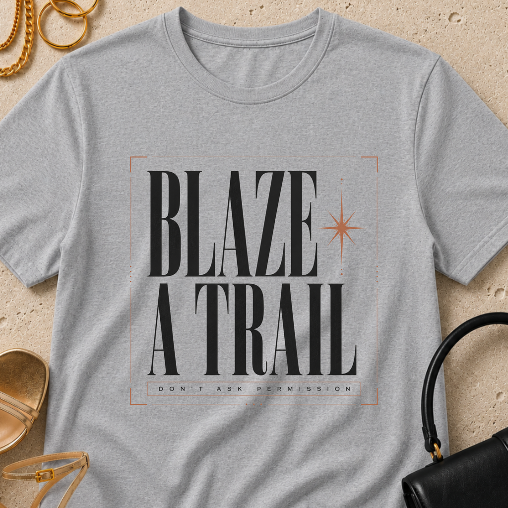 Blaze a Trail, Don't Ask Permission - T-Shirt