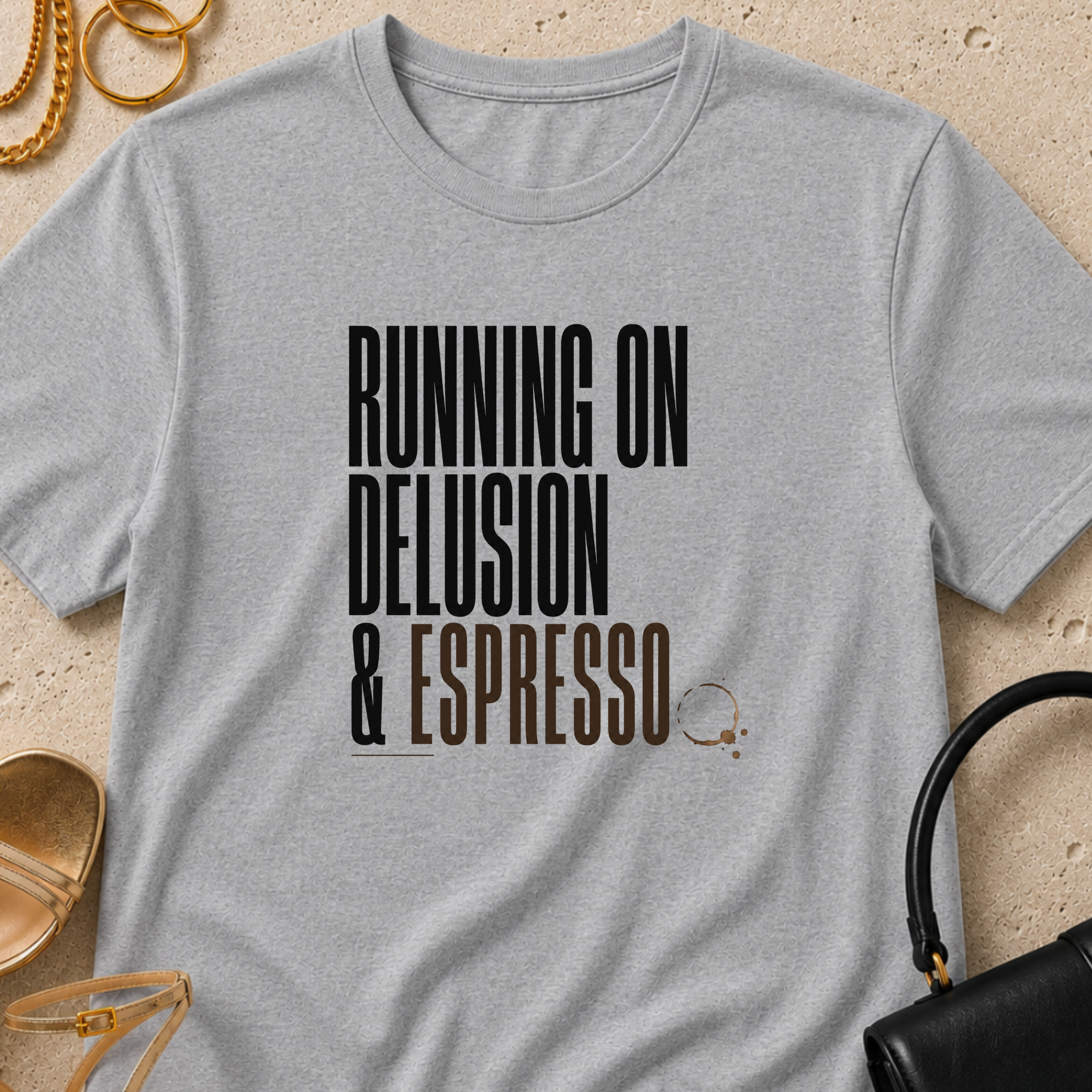 Running on Delusion and Espresso - T-Shirt