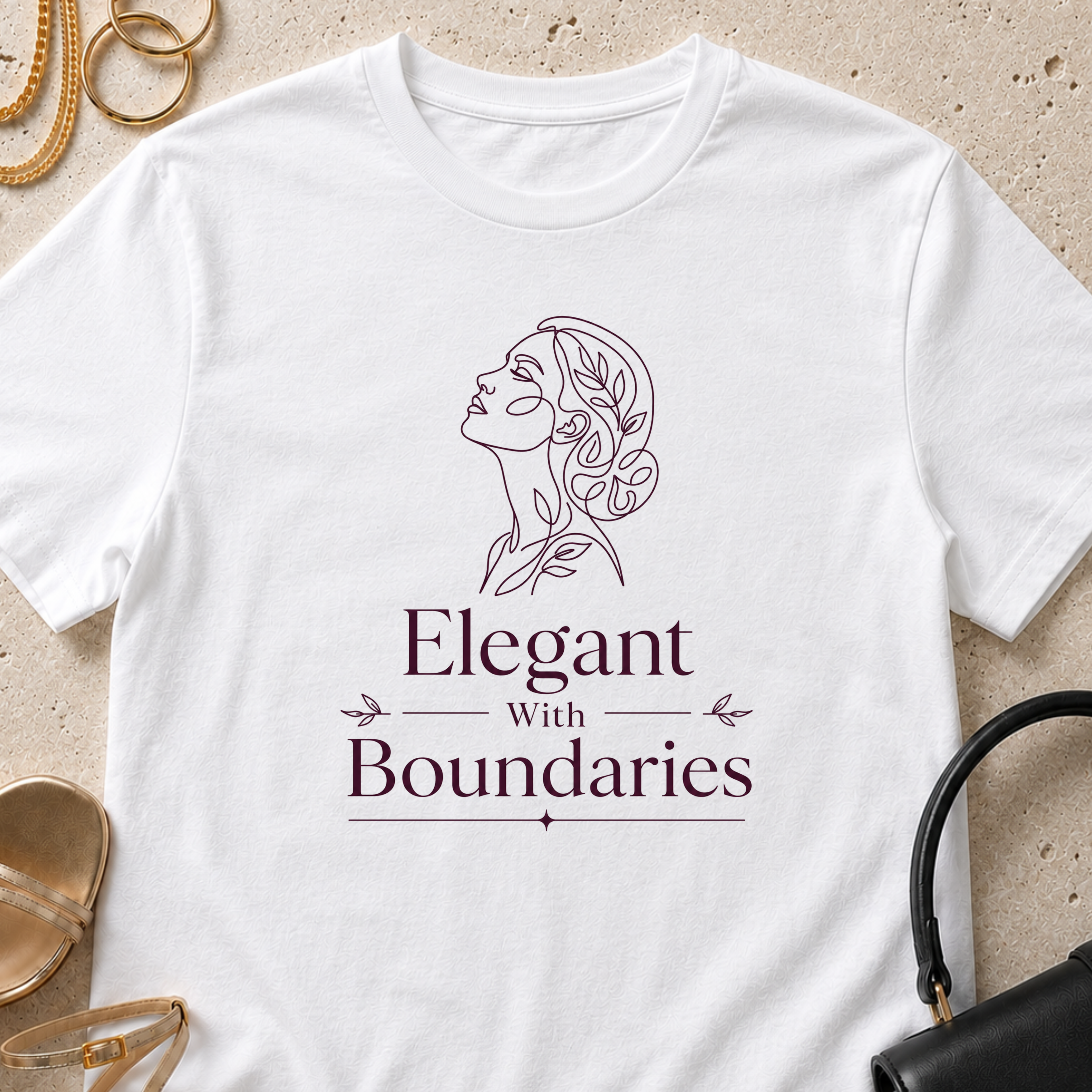 Elegant with Boundaries - T-Shirt