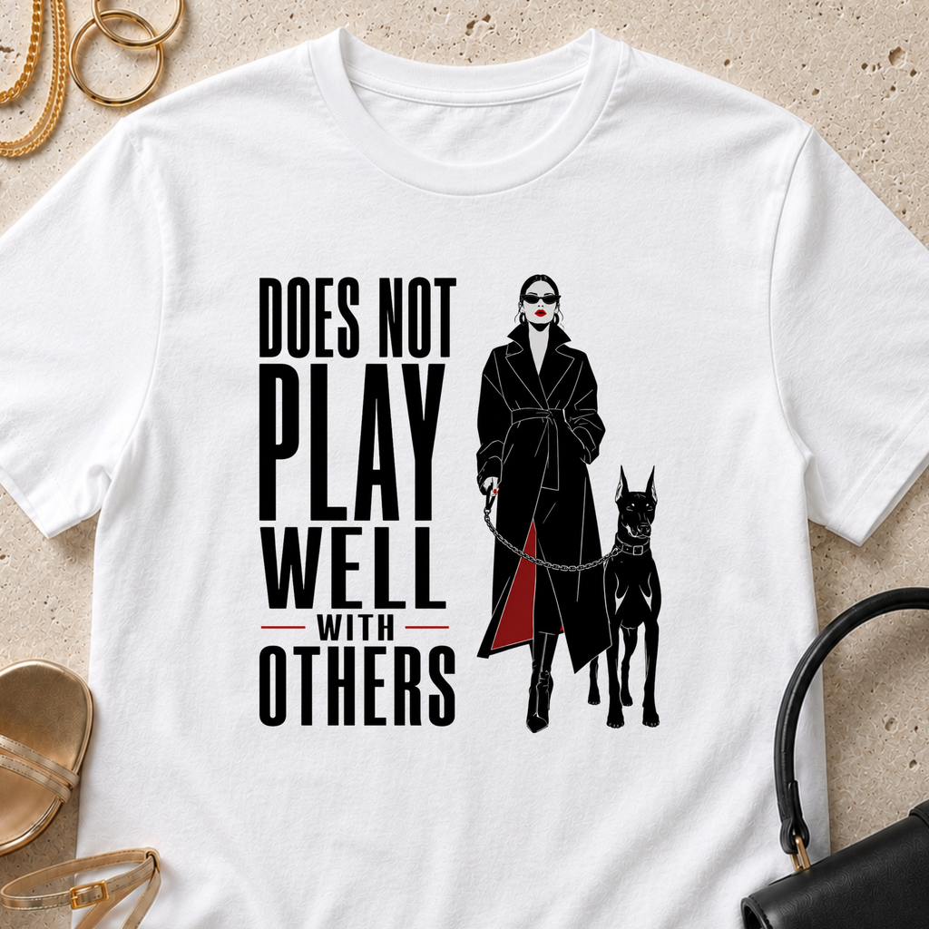 Does Not Play Well With Others - T-Shirt