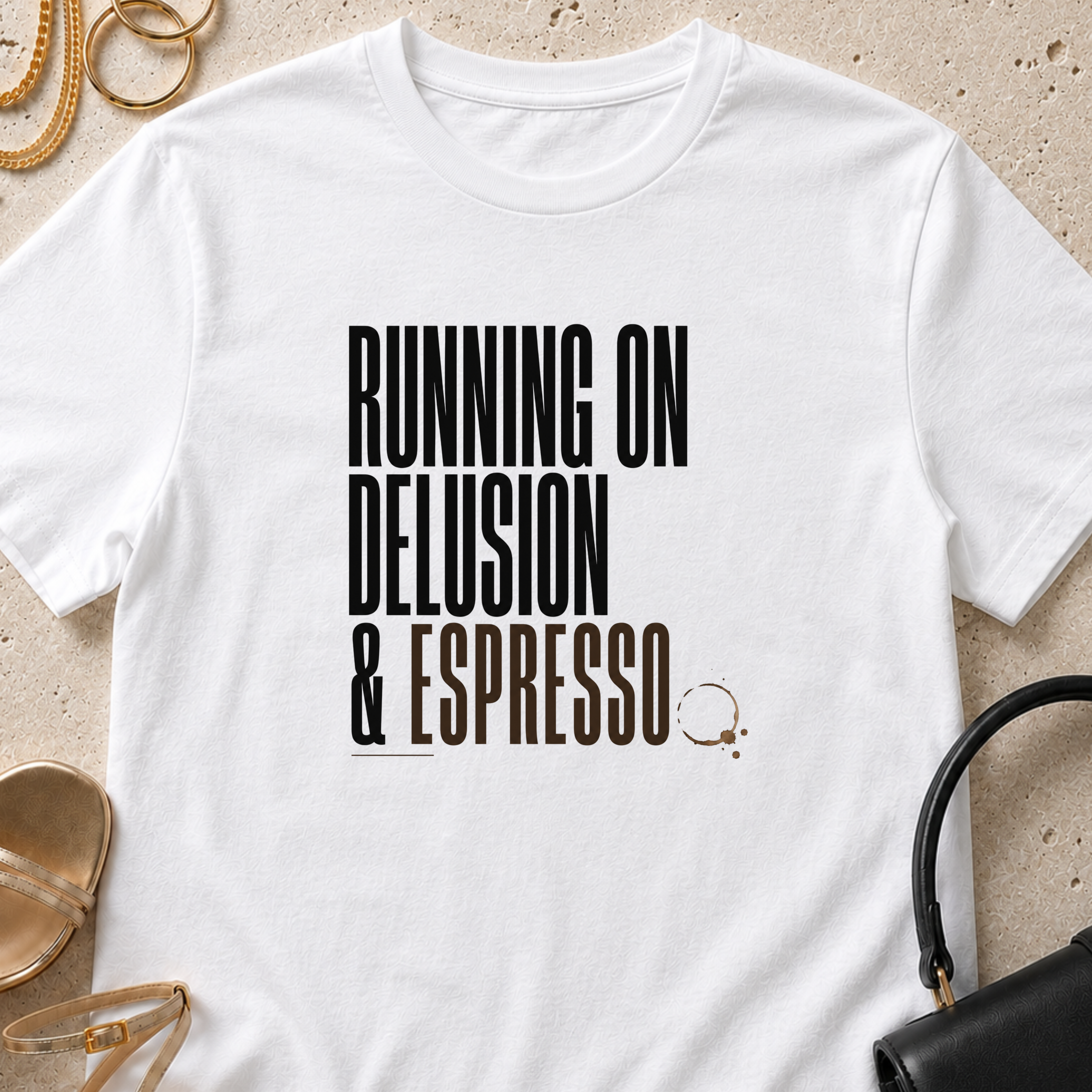 Running on Delusion and Espresso - T-Shirt