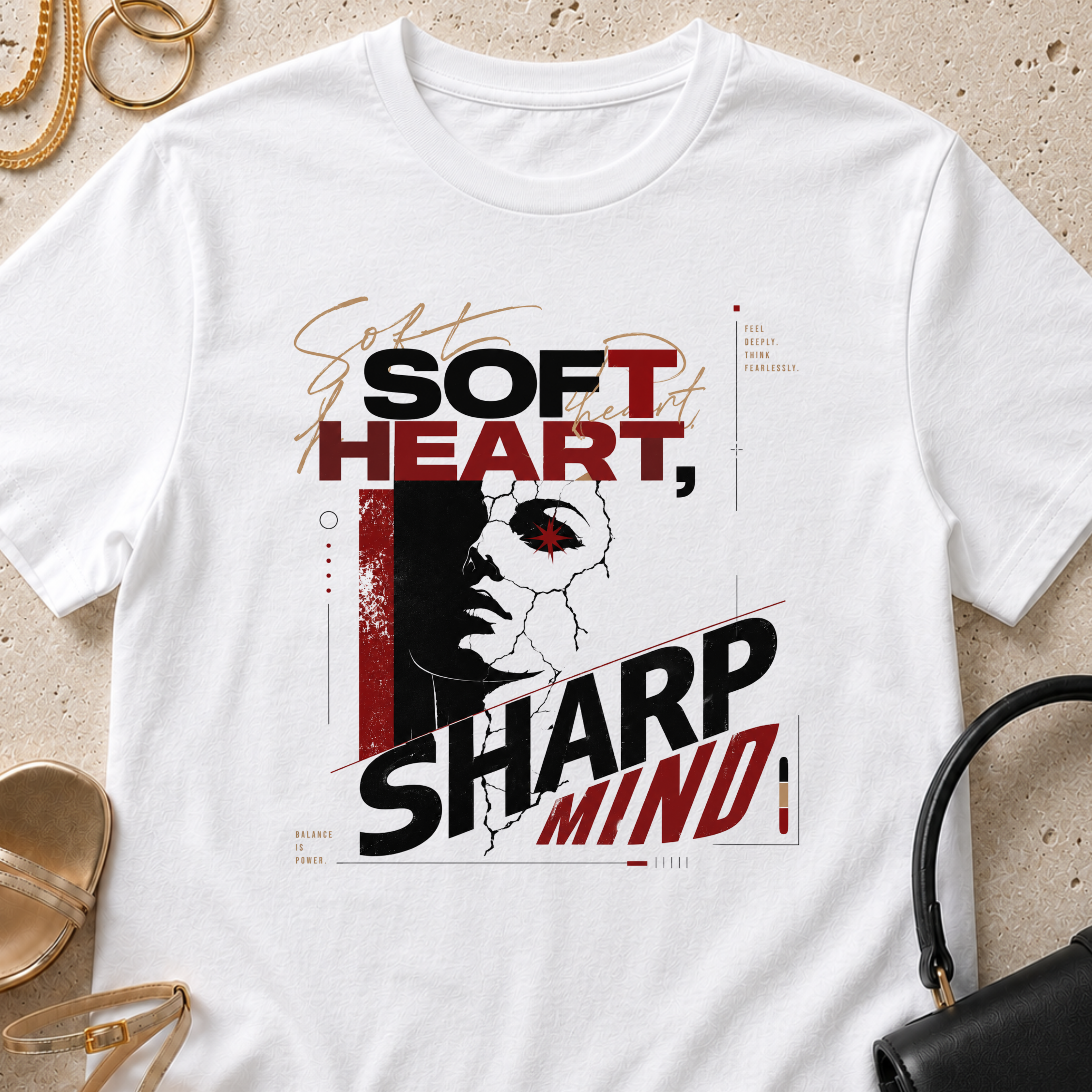 Soft Heart, Sharp Mind - T-Shirt