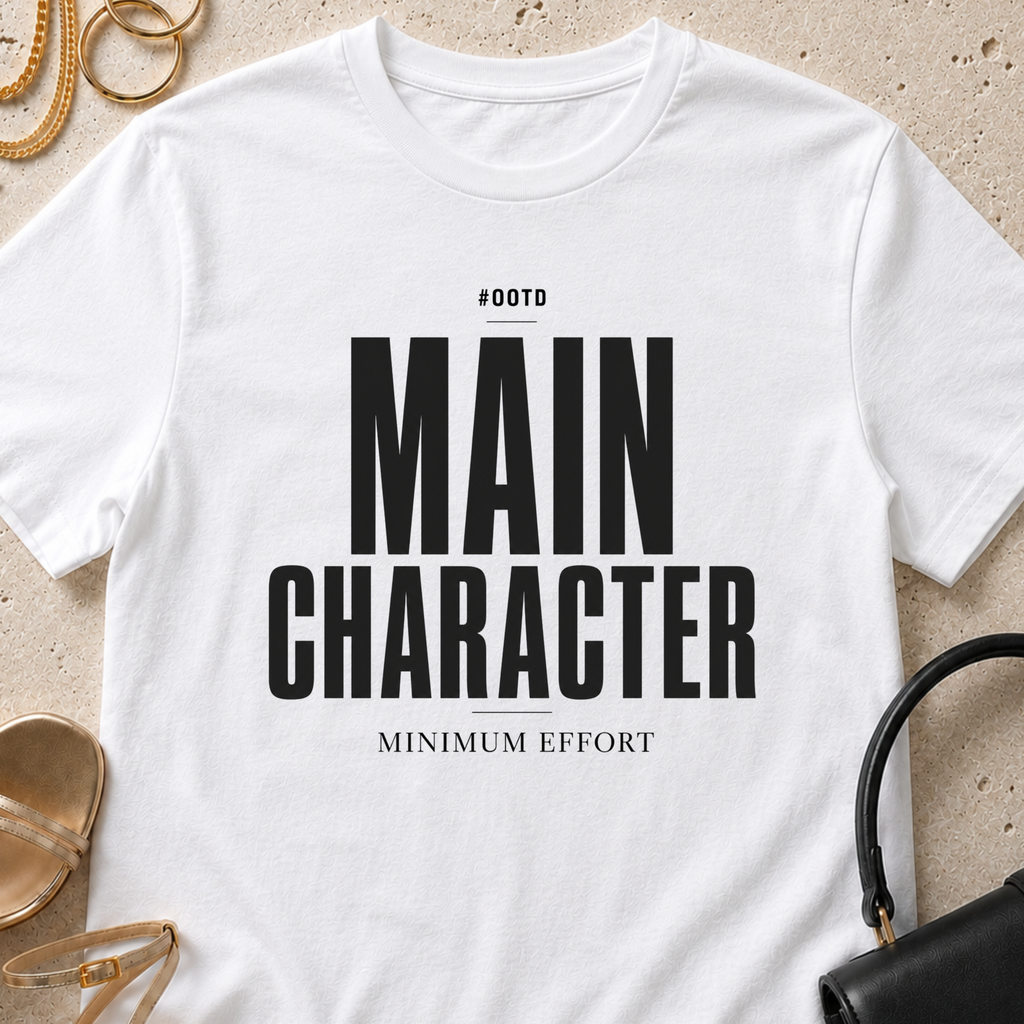 OOTD - Main Character Minimum Effort - T-Shirt