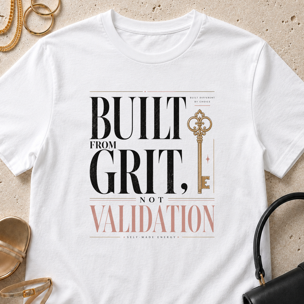 Built from Grit Not Validation - T-Shirt