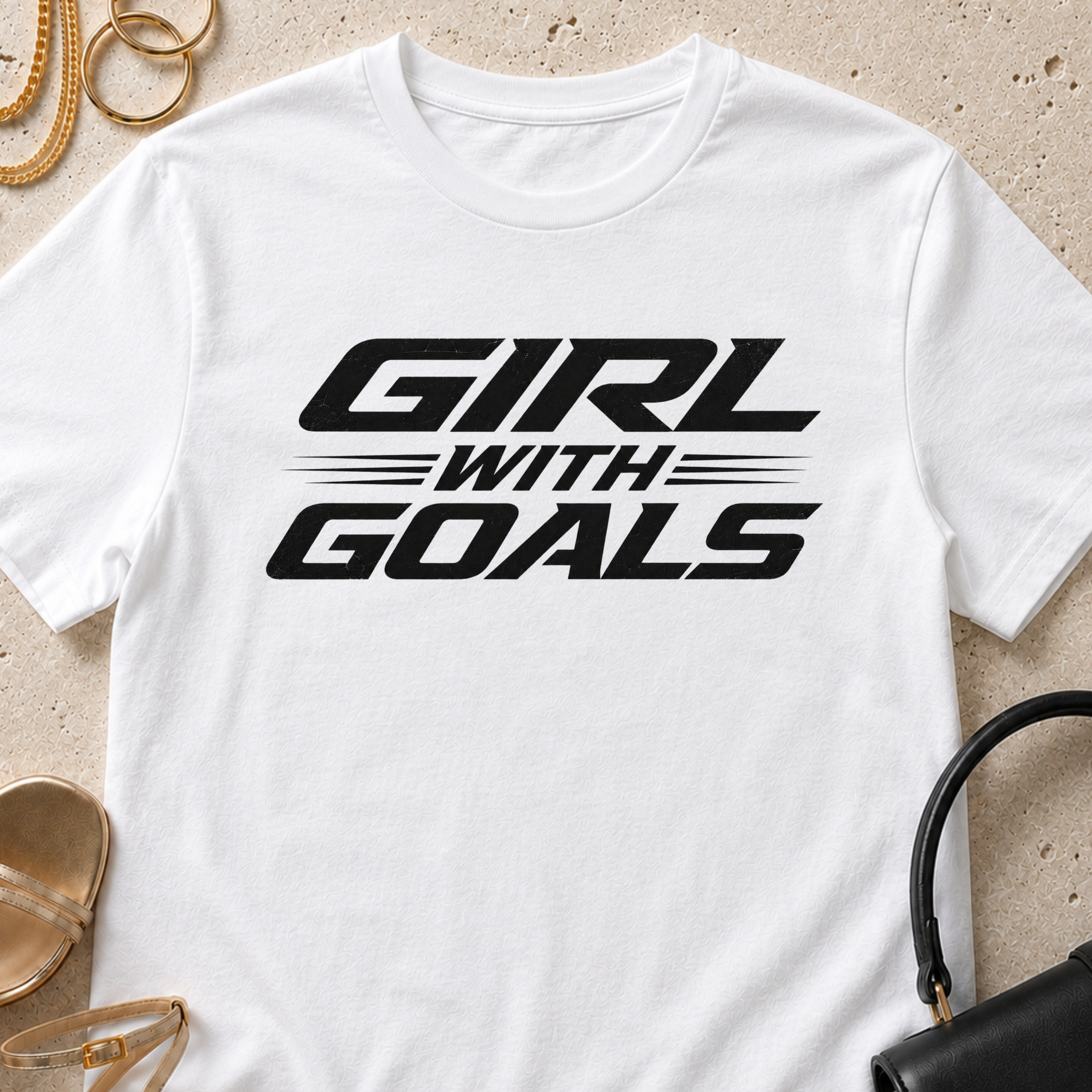 Girl With Goals - T-Shirt